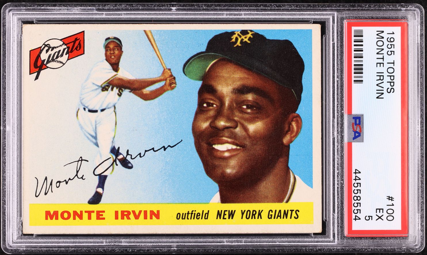 1955 Topps Monte Irvin #100 PSA 5 EX