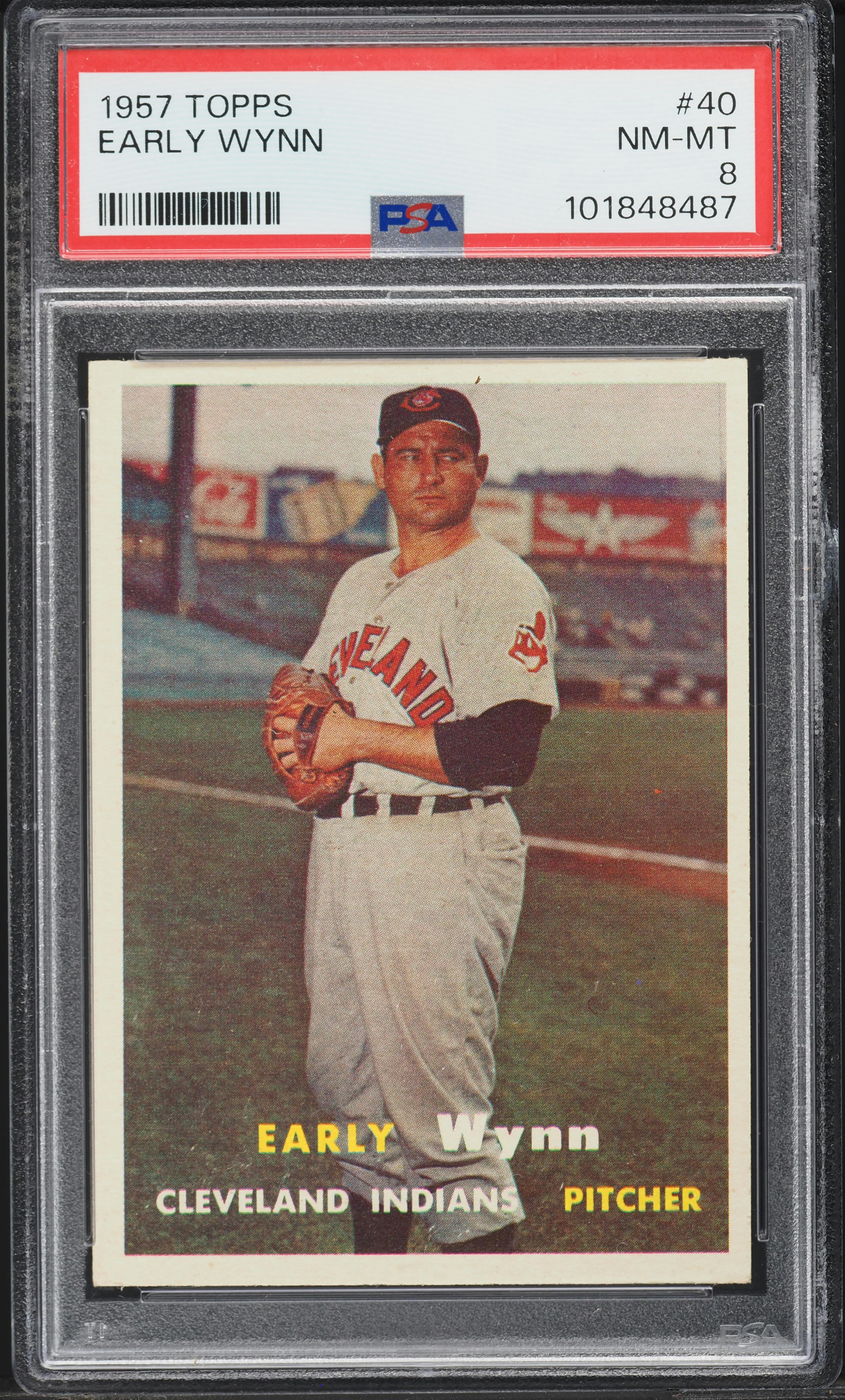 1957 Topps Early Wynn #40 PSA 8 NM-MT