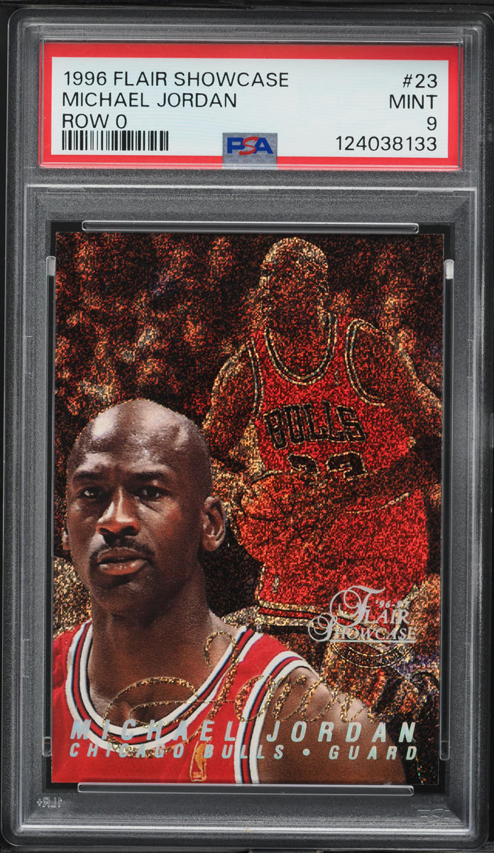 1996 Flair Showcase Row 0 Michael Jordan #23 PSA 9 MINT
