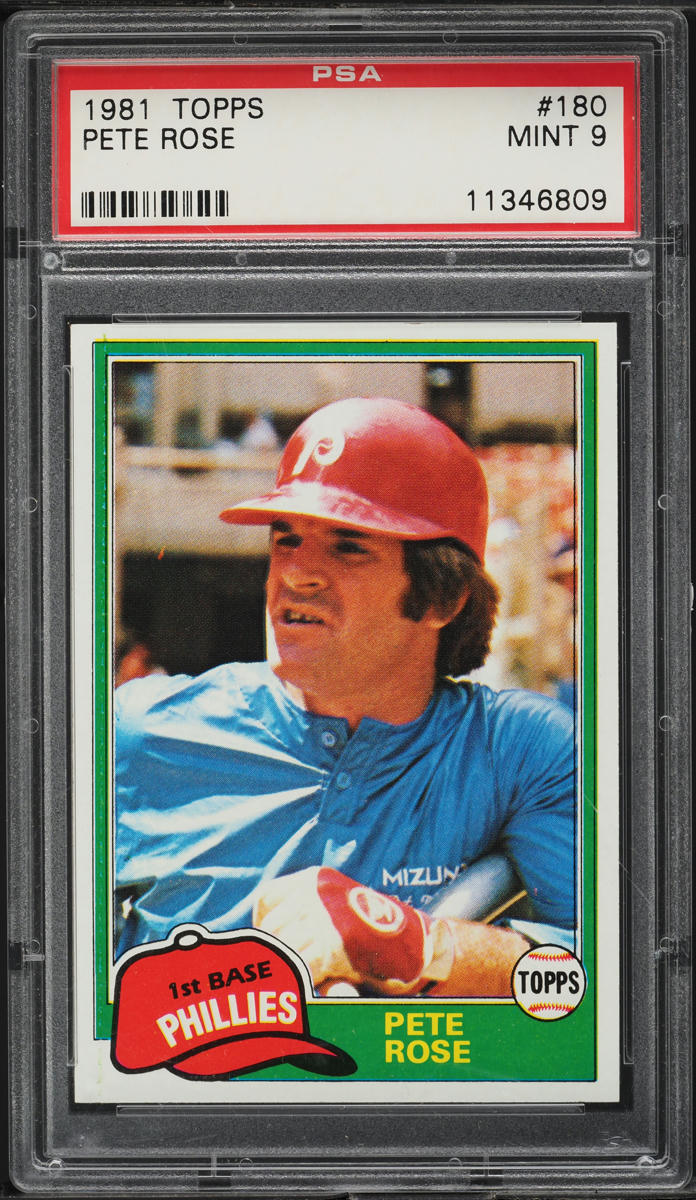 1981 Topps Pete Rose #180 PSA 9 MINT