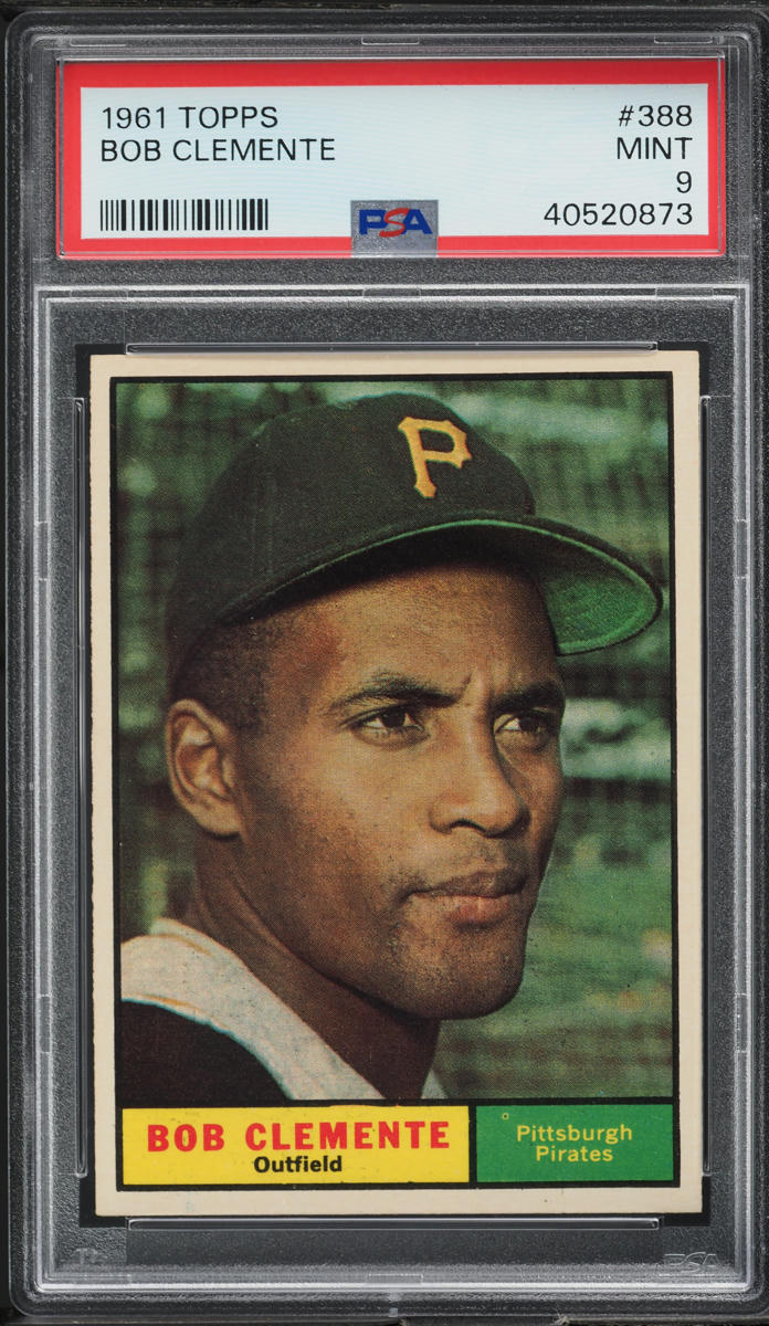 1961 Topps Roberto Clemente #388 PSA 9 MINT