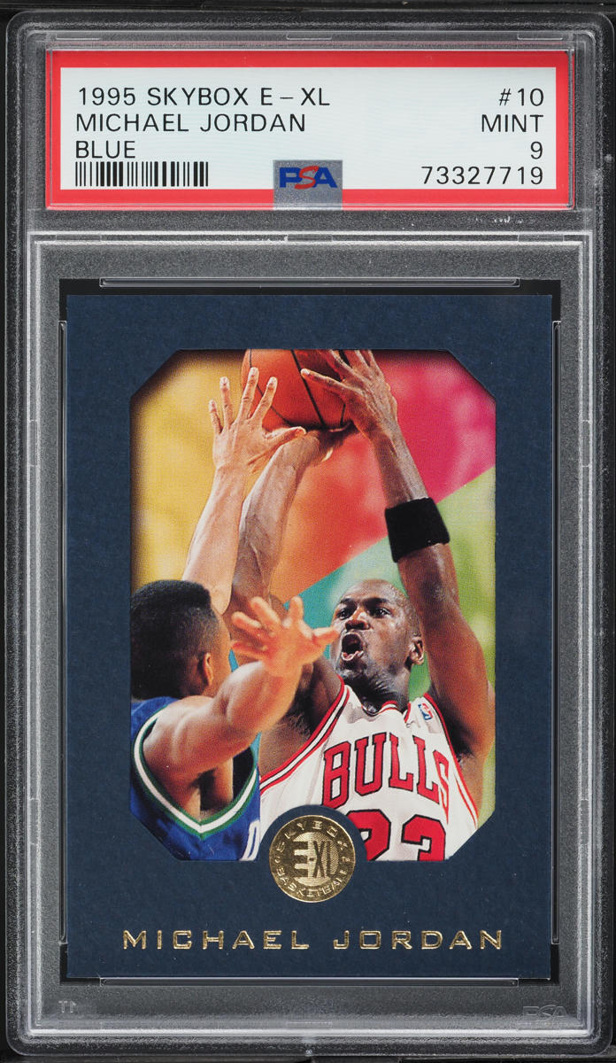 1995 Skybox E-XL Blue Michael Jordan #10 PSA 9 MINT
