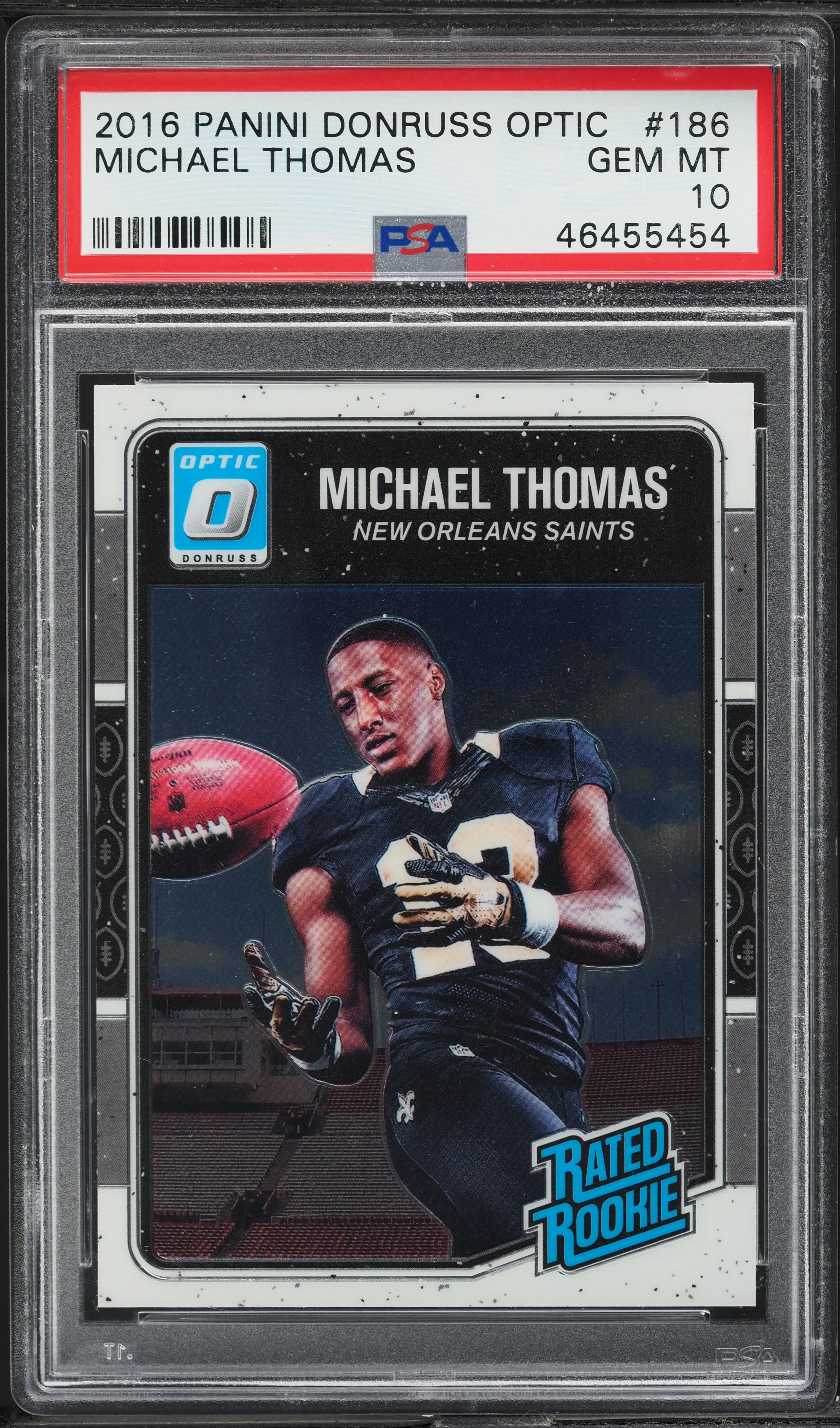 2016 Donruss Optic Michael Thomas ROOKIE #186 PSA 10 GEM MINT