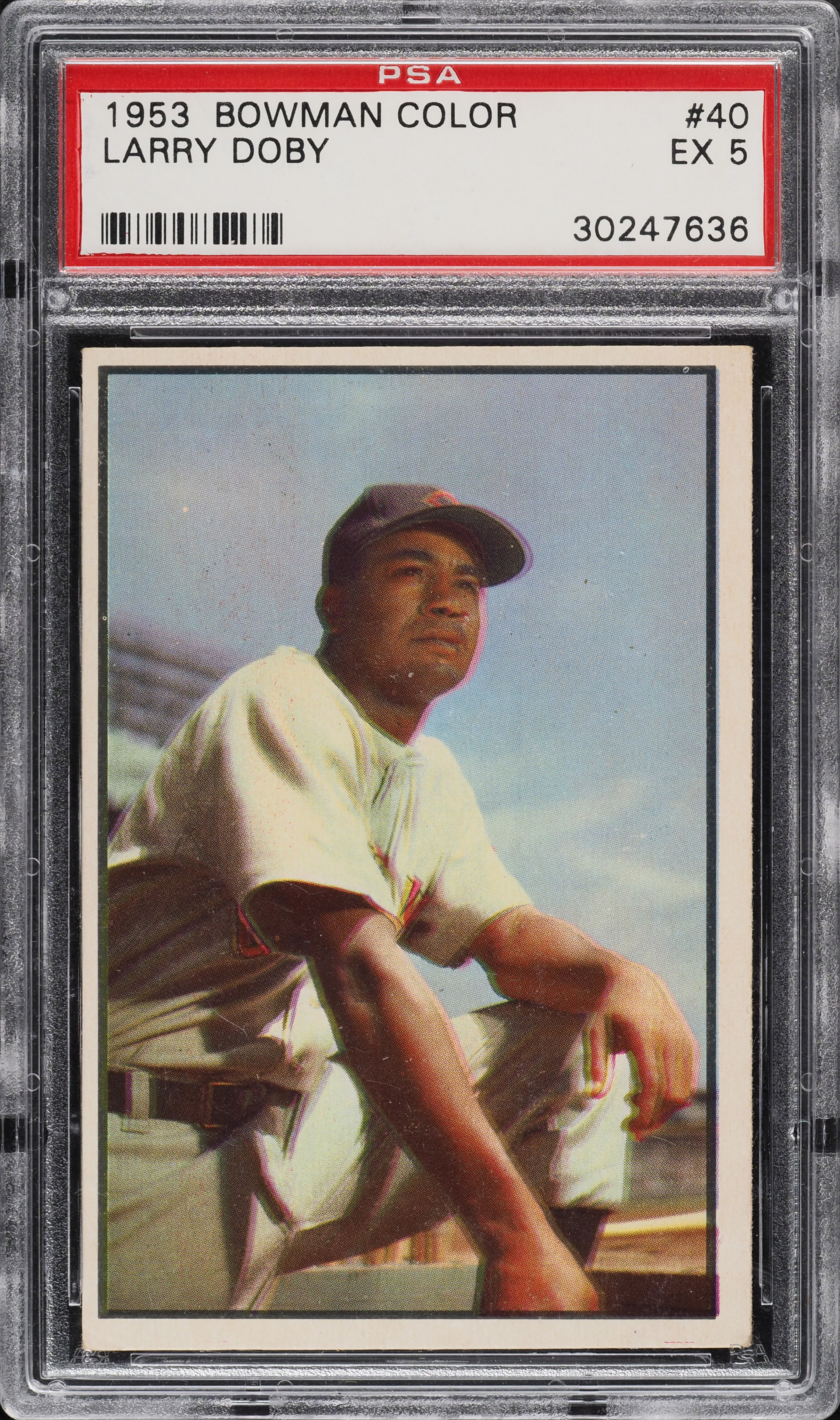 1953 Bowman Color Larry Doby #40 PSA 5 EX