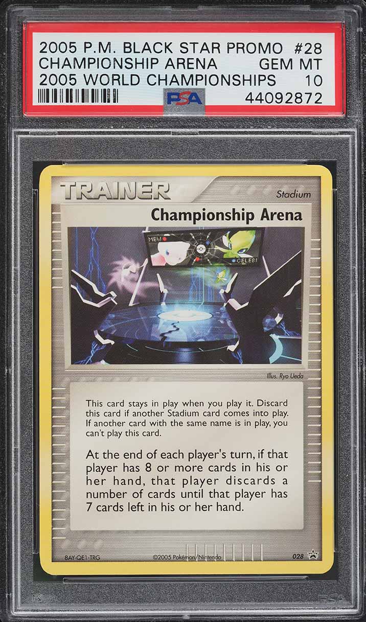 2005 Pokemon World Championships Promo Championship Arena #28 PSA 10 GEM MINT