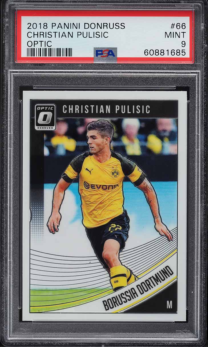 2018 Donruss Optic Christian Pulisic #66 PSA 9 MINT