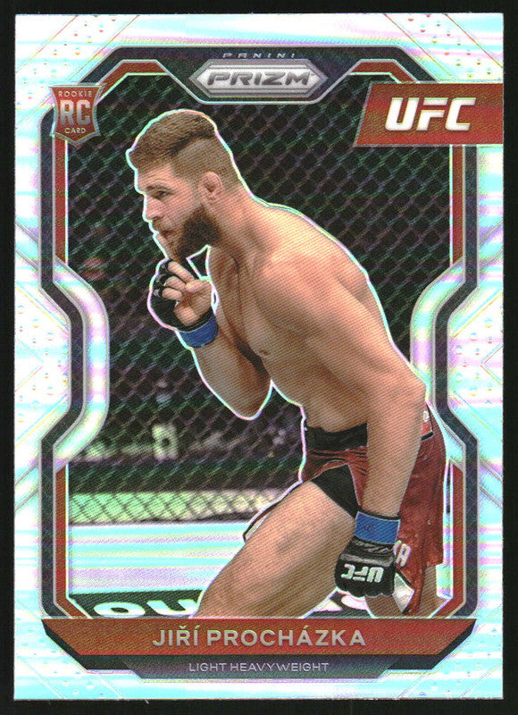 2021 Panini Prizm UFC Prizms Silver #84 Jiri Prochazka RC Rookie