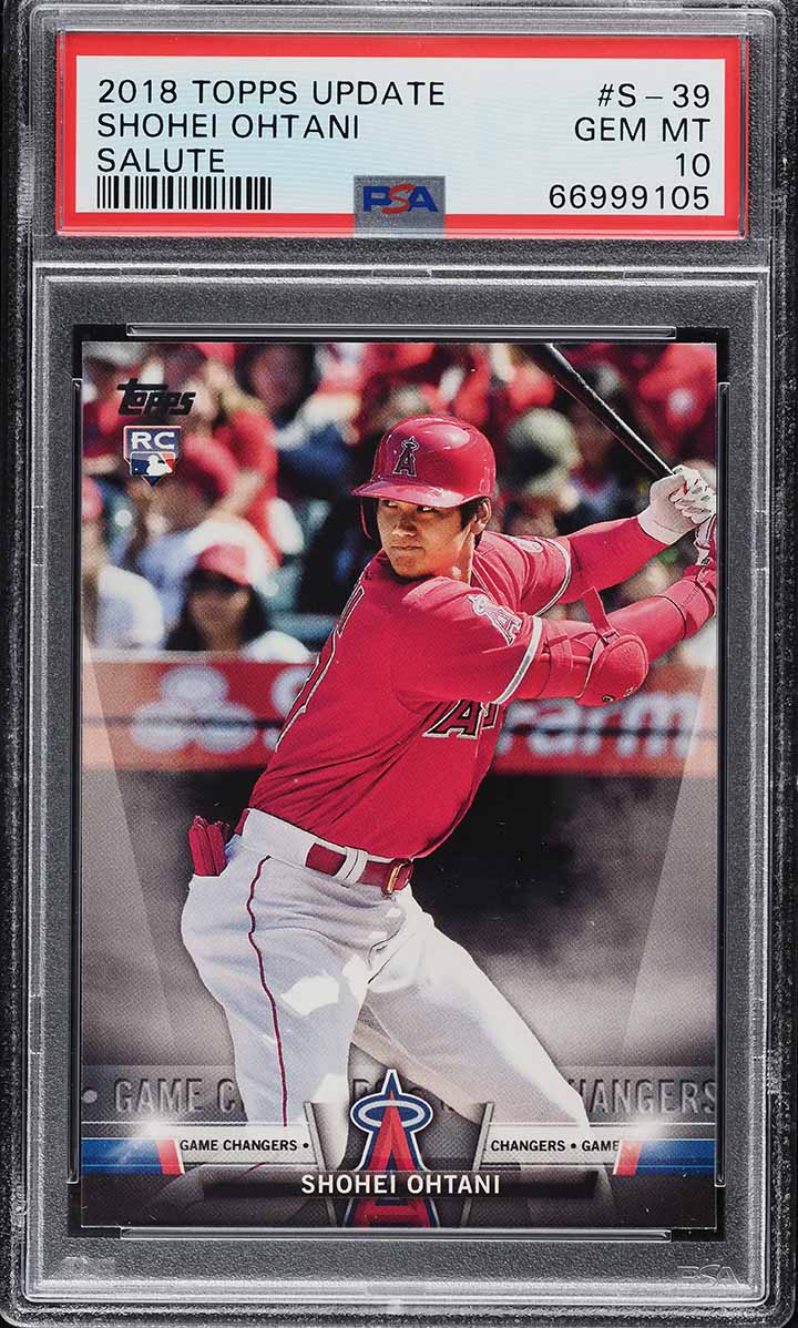 2018 Topps Update Salute Shohei Ohtani ROOKIE #S-39 PSA 10 GEM MINT