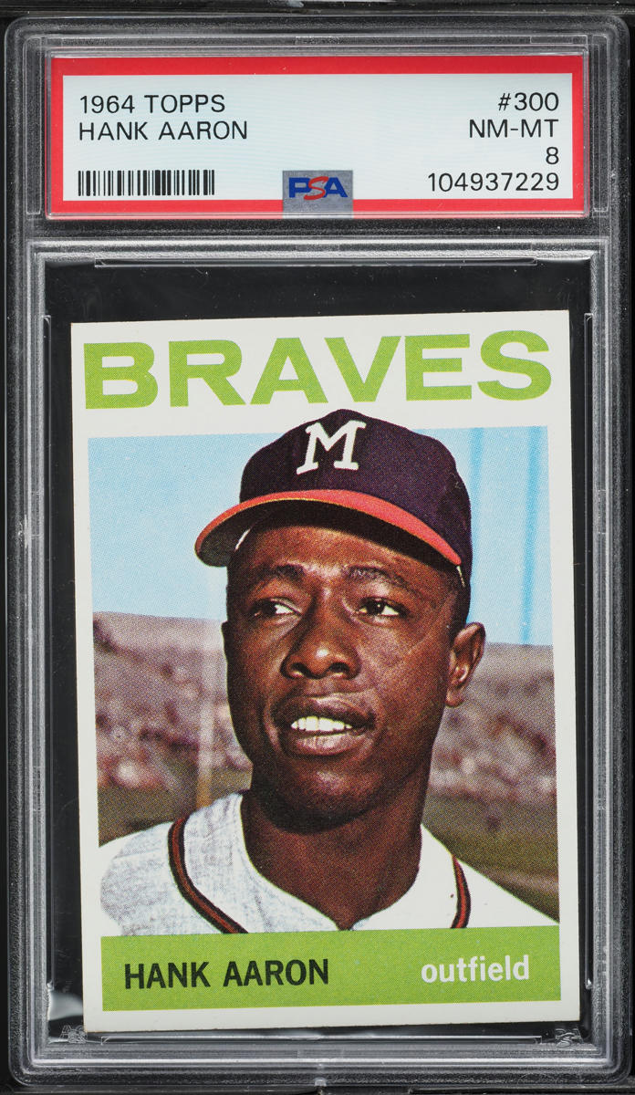1964 Topps Hank Aaron #300 PSA 8 NM-MT
