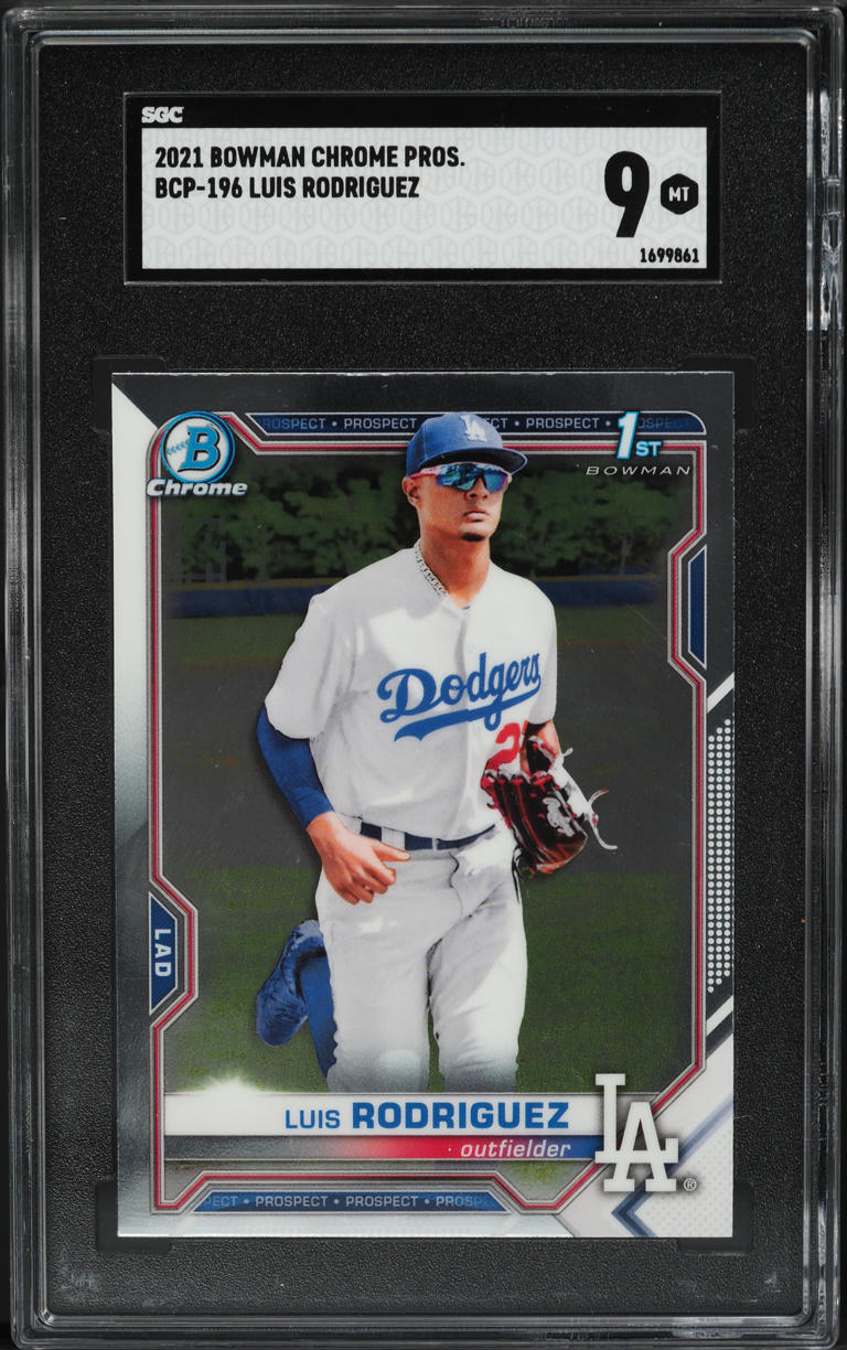 Luis Rodriguez #BCP-196 2021 Bowman Chrome Sapphire Edition Baseball Prospects