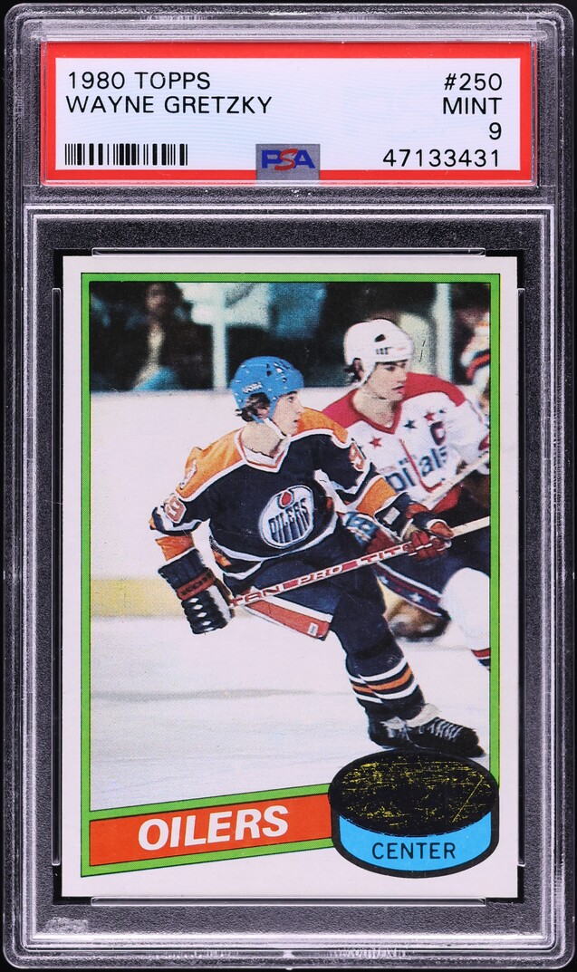 1980 Topps Hockey Wayne Gretzky #250 PSA 9 MINT