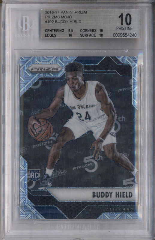 2016 Panini Prizm Prizms Mojo #192 Buddy Hield RC /25 BGS 10