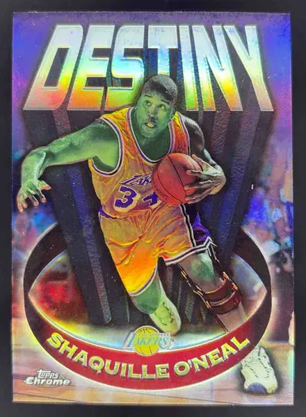 1997-98 Topps Chrome Destiny Refractor #D15 Shaquille O'Neal