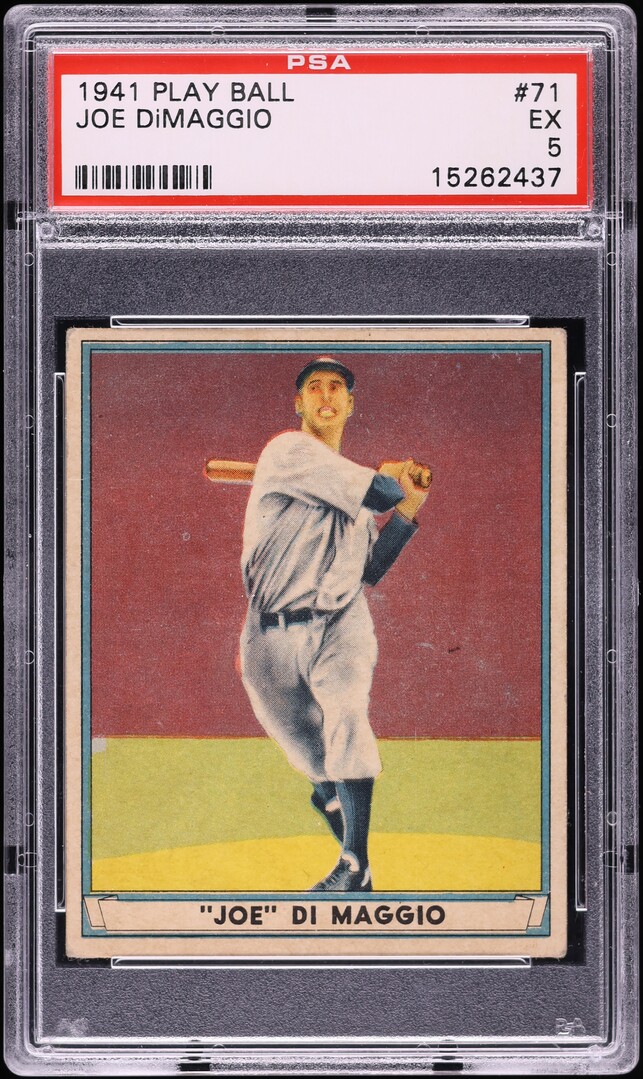 1941 Play Ball Joe DiMaggio #71 PSA 5 EX