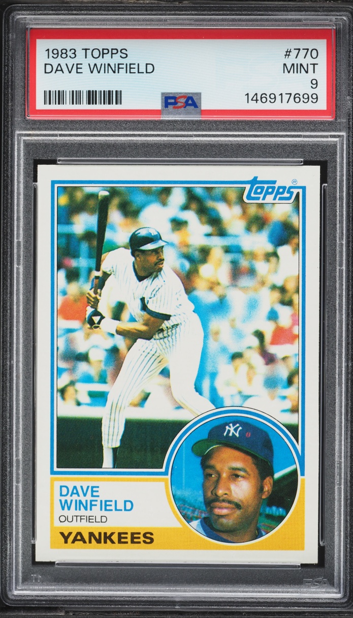 1983 Topps Dave Winfield #770 PSA 9 MINT