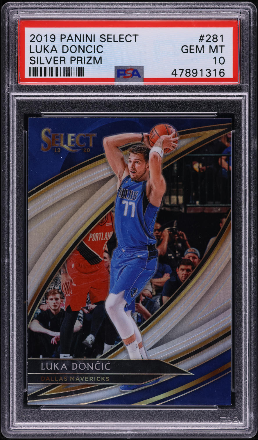 2019 Select Courtside Silver Prizm Luka Doncic #281 PSA 10 GEM MINT