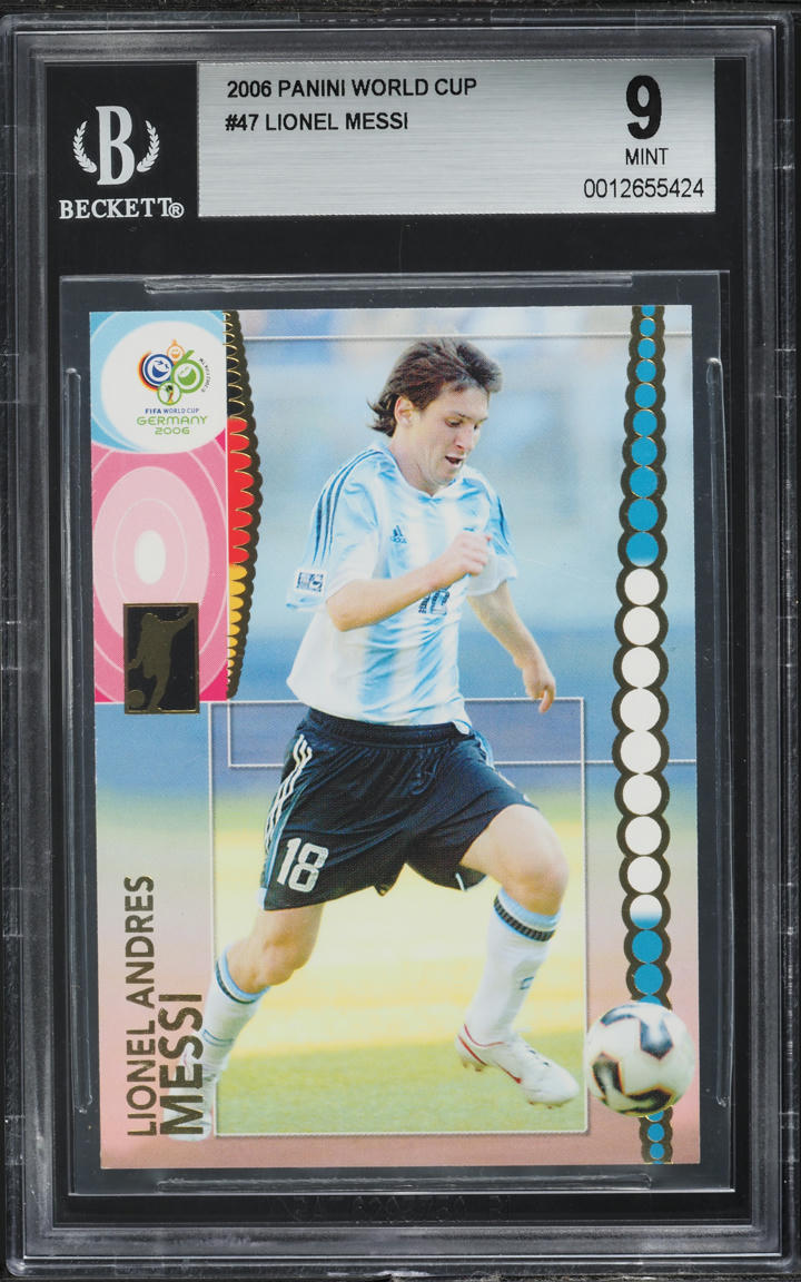 2006 Panini World Cup Germany Lionel Messi #47 BGS 9 MINT