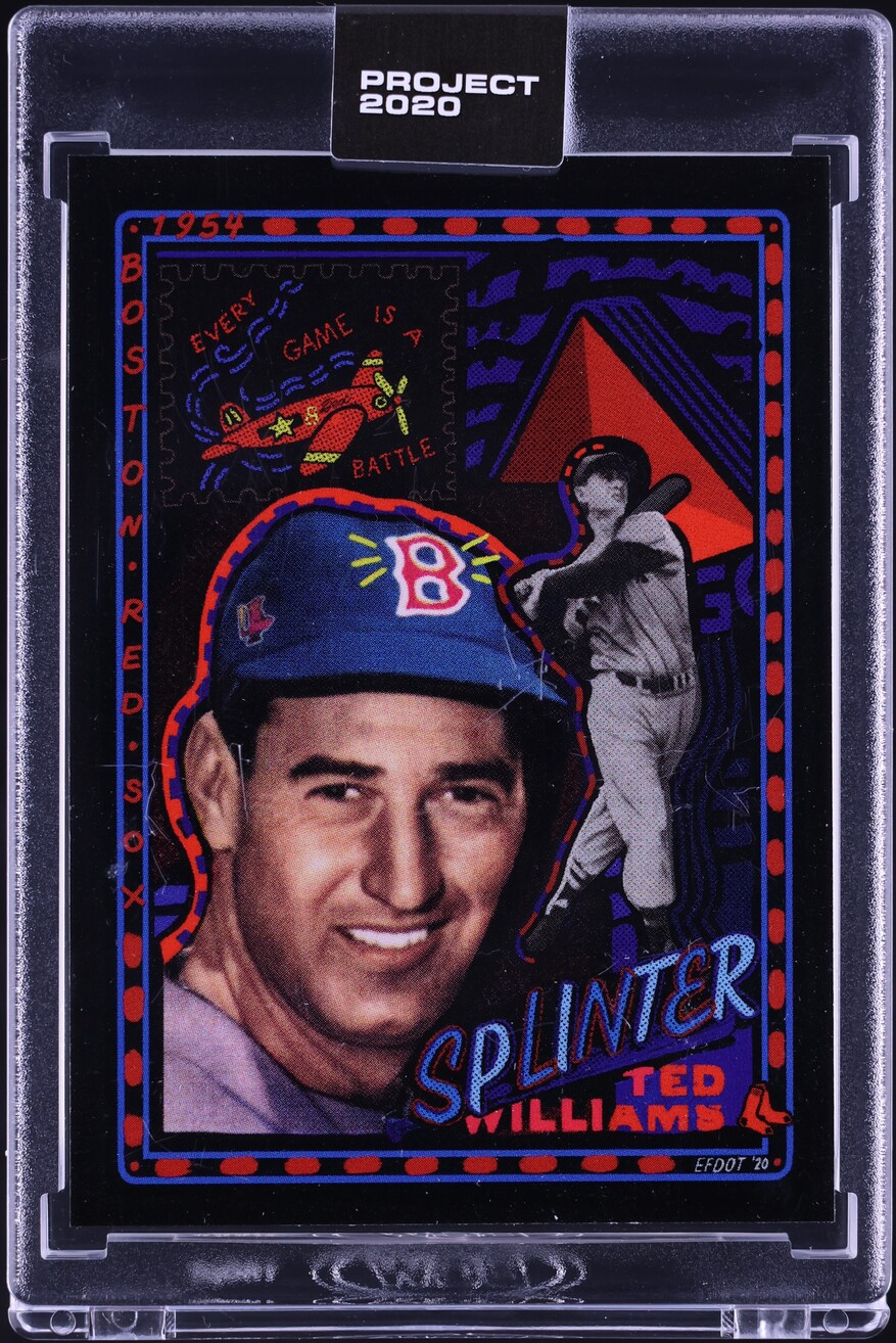 2020 Topps Project 2020 By Efdot Ted Williams #74