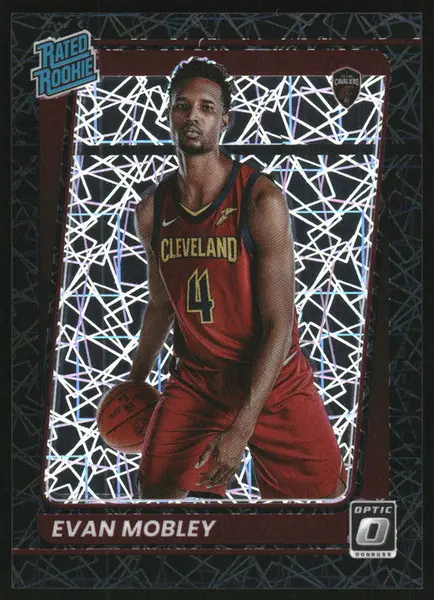 2021-22 Panini Donruss Optic Black Velocity Prizm #175 Evan Mobley RC /39