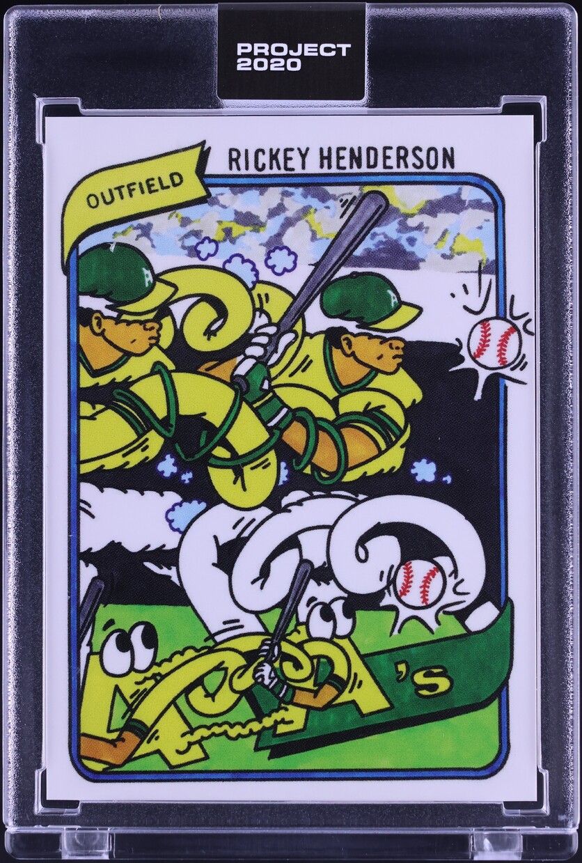 2020 Topps Project 2020 By Ermsy Rickey Henderson #168