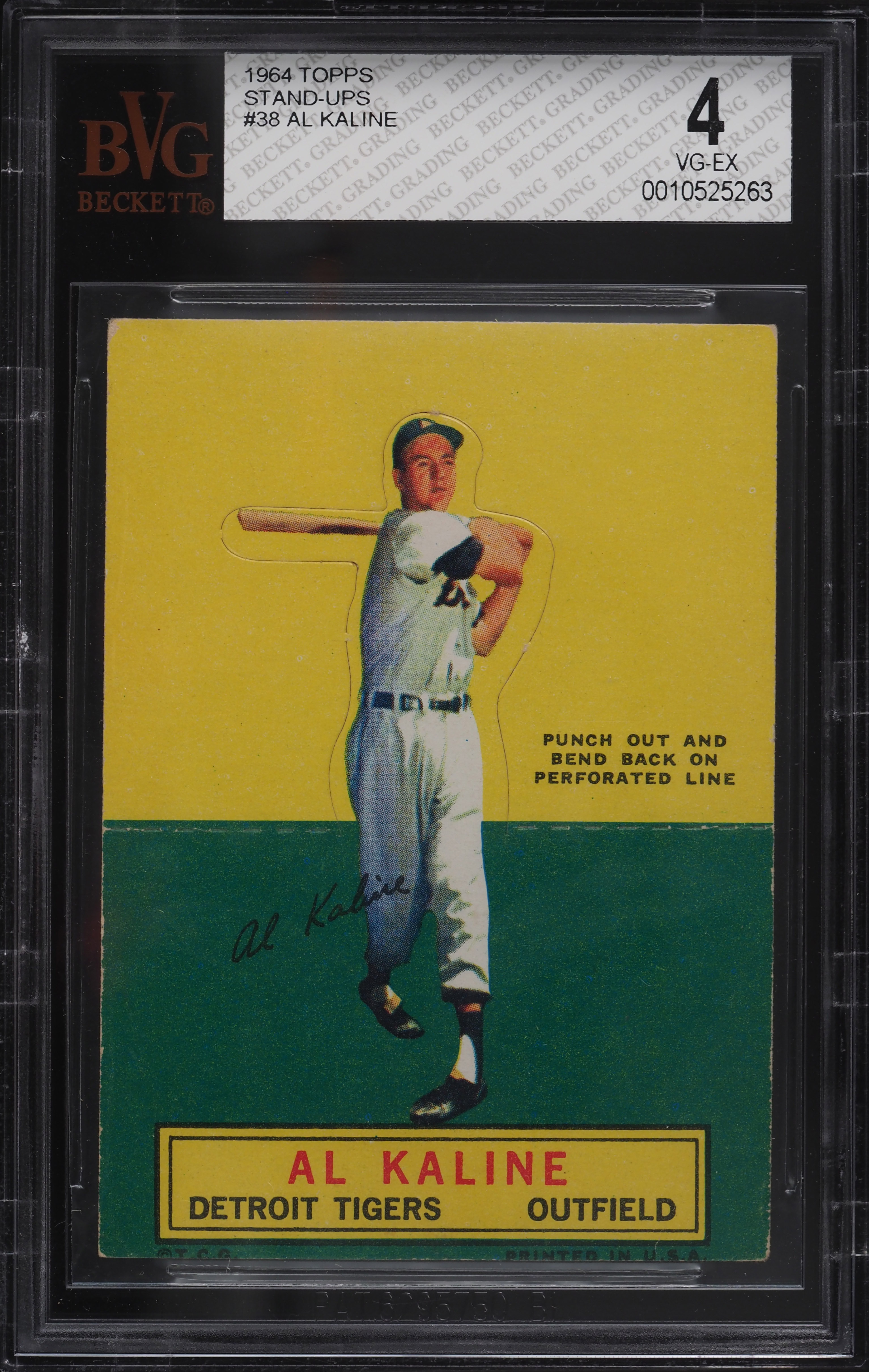 1964 Topps Stand-Ups AL Kaline #38 BVG 4 VGEX