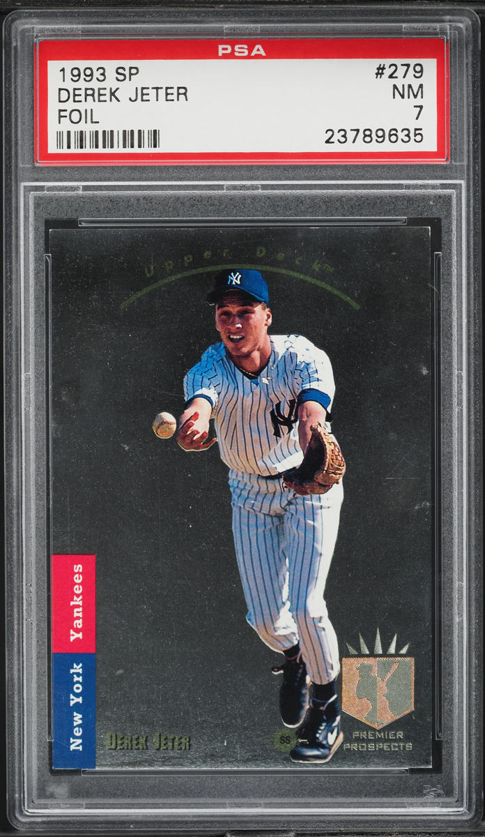 1993 SP Foil Derek Jeter ROOKIE #279 PSA 7 NRMT