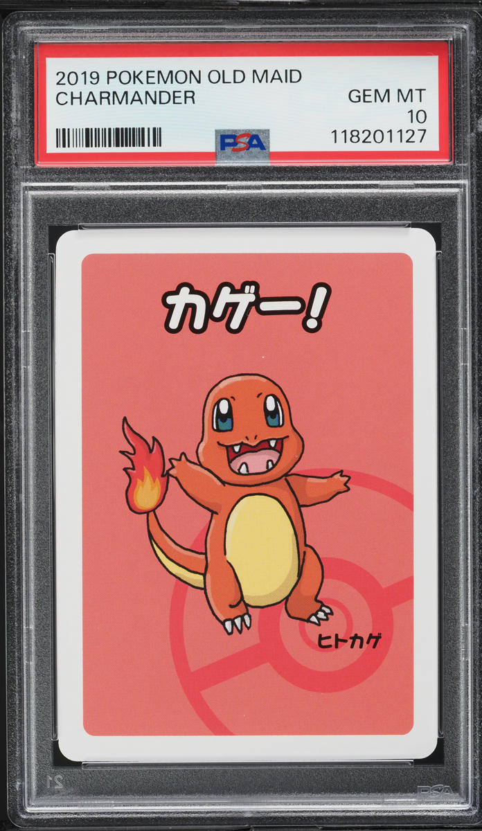 2019 Pokemon Japanese Playing Cards Old Maid Charmander PSA 10 GEM MINT