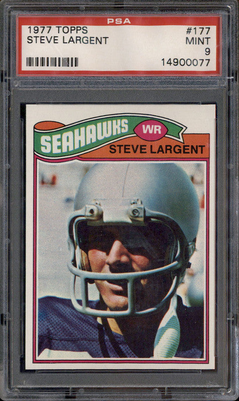 1977 Topps #177 Steve Largent PSA 9