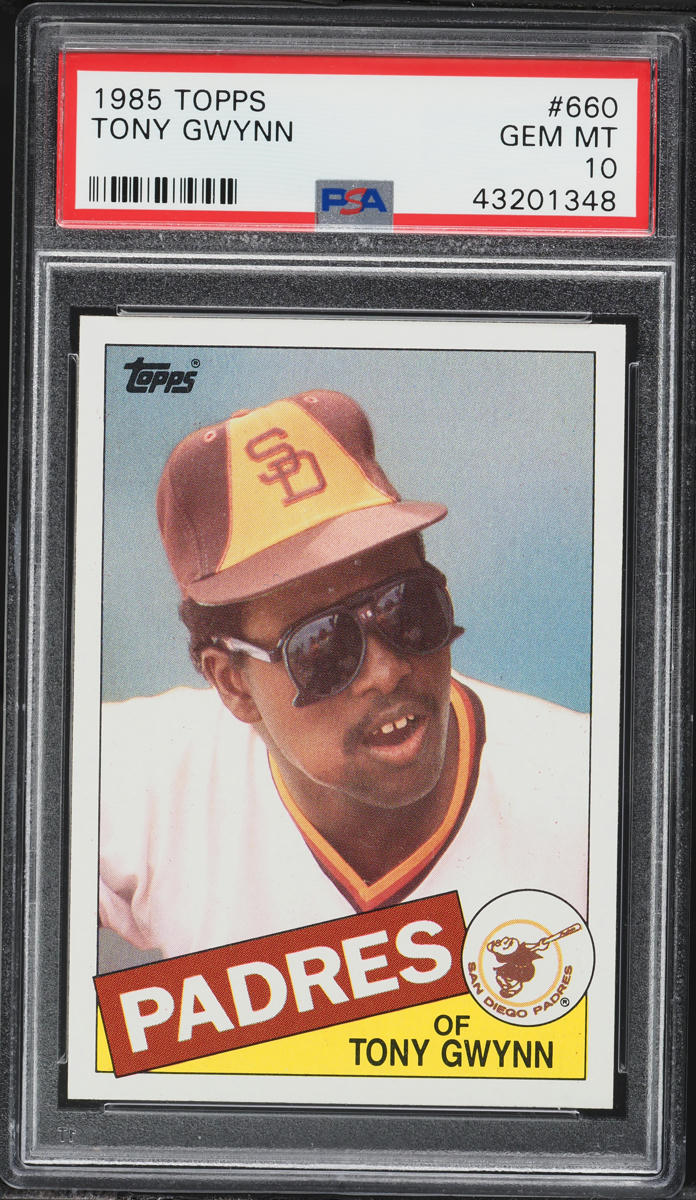 1985 Topps Tony Gwynn #660 PSA 10 GEM MINT