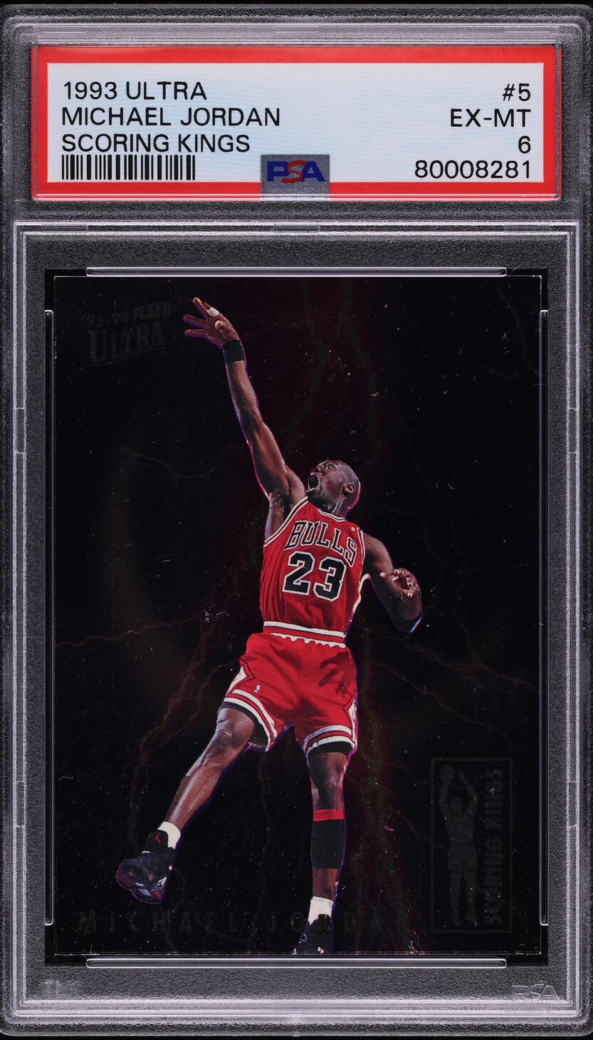 1993 Ultra Scoring Kings Michael Jordan #5 PSA 6 EXMT