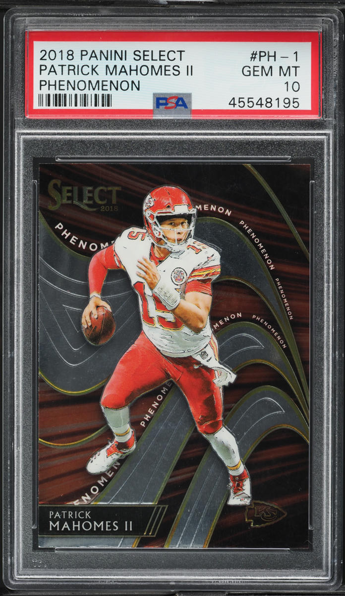 2018 Select Phenomenon Patrick Mahomes II #PH1 PSA 10 GEM MINT