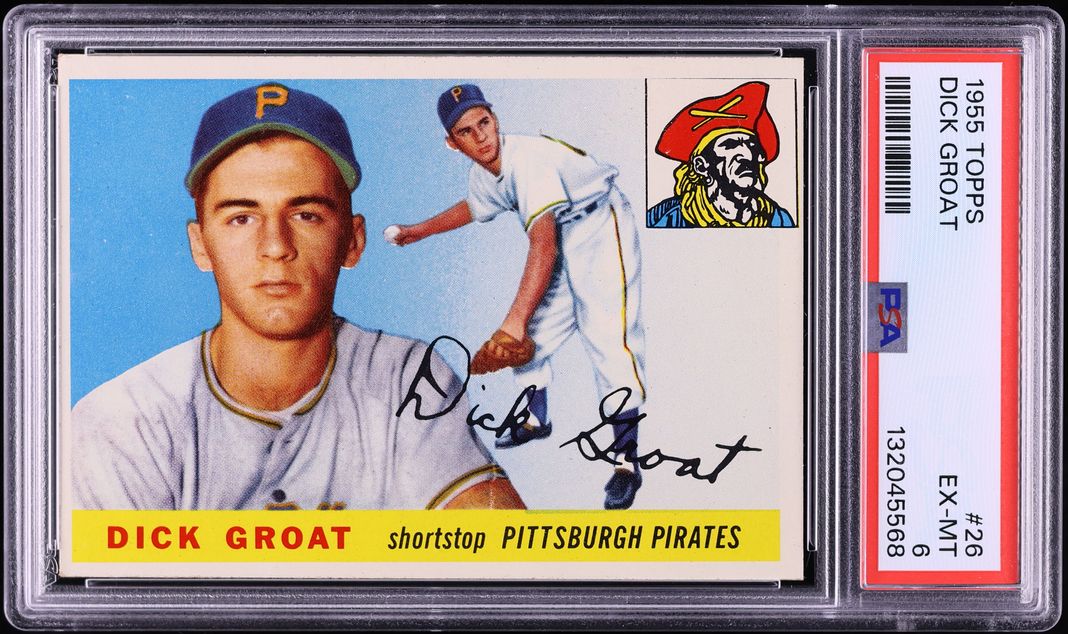 1955 Topps Dick Groat #26 PSA 6 EXMT