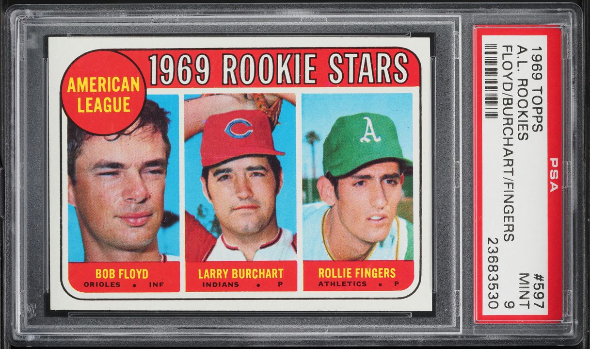 1969 Topps Rollie Fingers ROOKIE #597 PSA 9 MINT