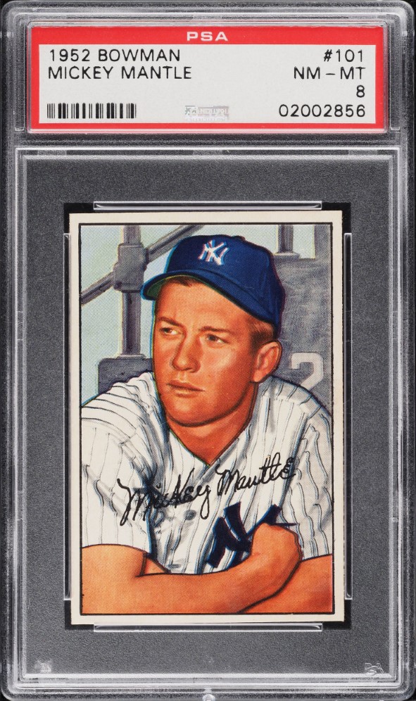 1952 Bowman Mickey Mantle #101 PSA 8 NM-MT