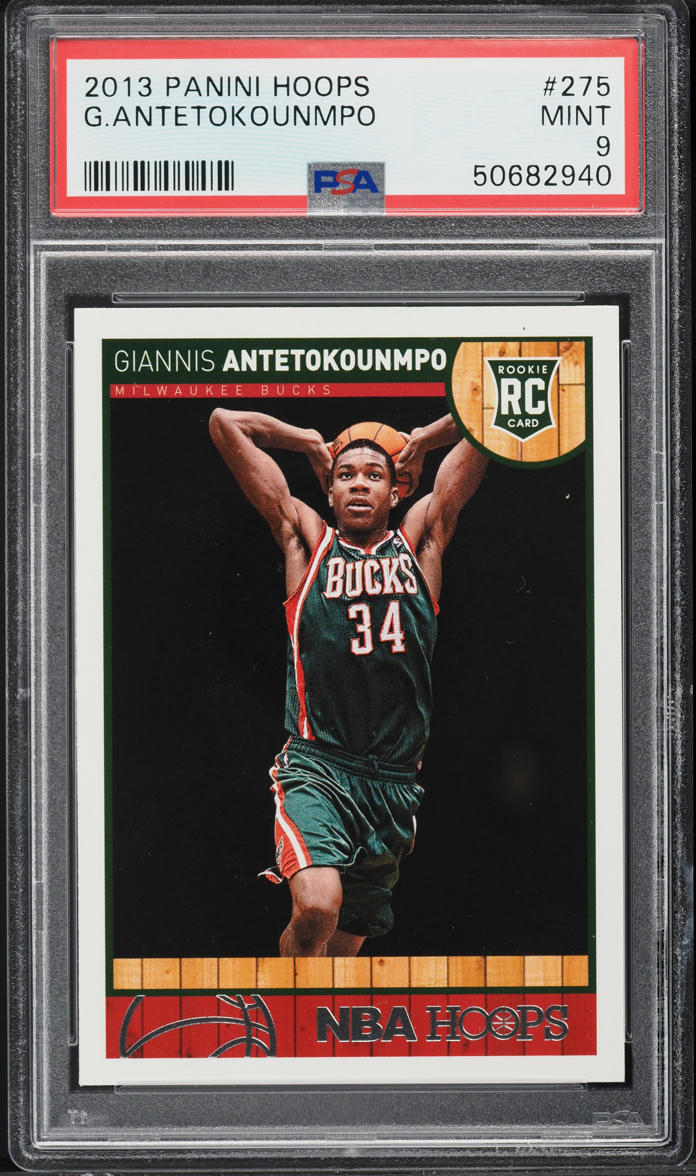 2013 Hoops Giannis Antetokounmpo ROOKIE #275 PSA 9 MINT