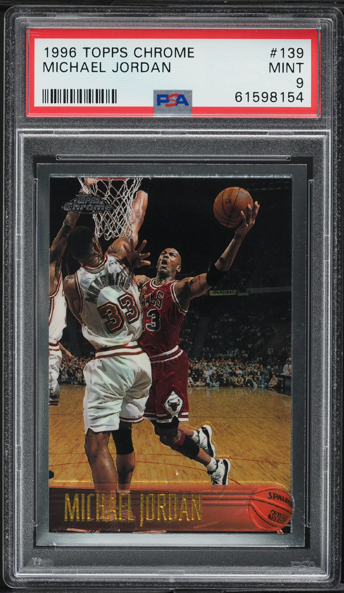 1996 Topps Chrome Michael Jordan #139 PSA 9 MINT