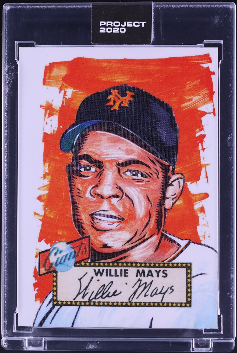 2020 Topps Project 2020 By Blake Jamieson Willie Mays #143