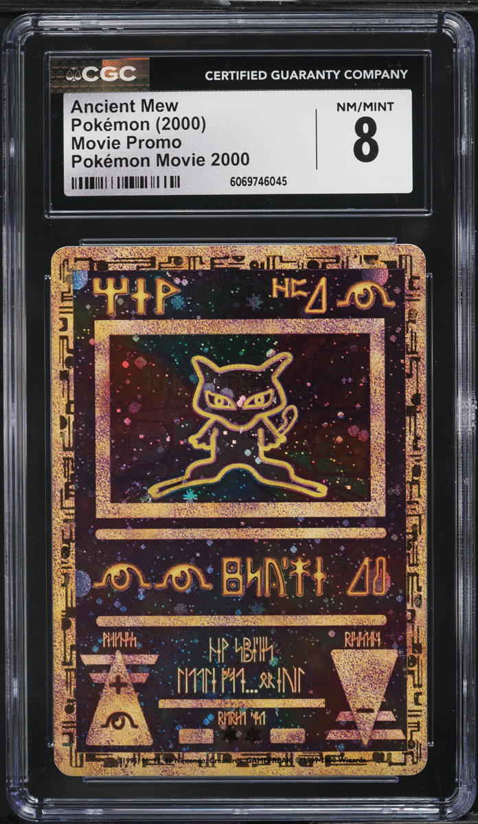2000 Pokemon Movie Promo Ancient Mew CGC 8 NM-MT