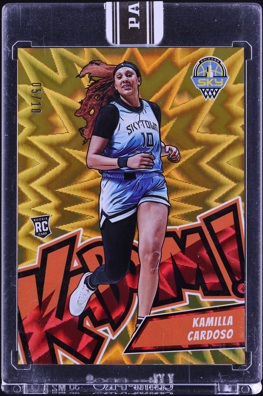 2024 Panini Royalty WNBA Kaboom! Gold Kamilla Cardoso ROOKIE /10 #3
