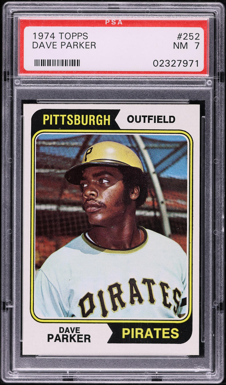 1974 Topps Dave Parker ROOKIE #252 PSA 7 NRMT