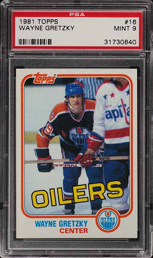 1981 Topps Hockey Wayne Gretzky #16 PSA 9 MINT