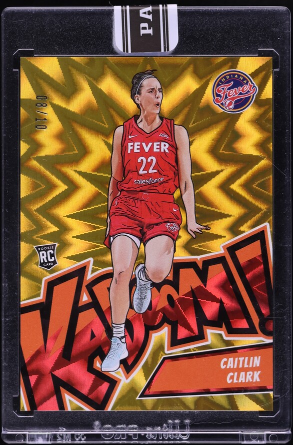 2024 Panini Royalty WNBA Kaboom! Gold Caitlin Clark ROOKIE /10 #1