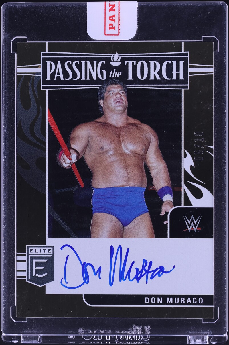2023 Donruss Elite WWE Passing The Torch Gold Don Muraco & Cactus Jack AUTO /10