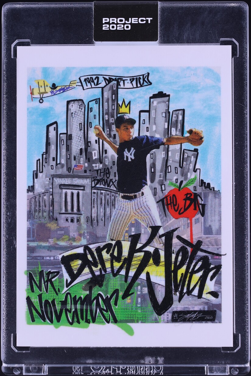 2020 Topps Project 2020 By King Saladeen Derek Jeter #29