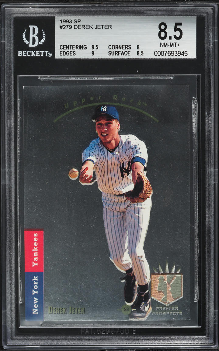 1993 SP Foil Derek Jeter ROOKIE #279 BGS 8.5 NM-MT+
