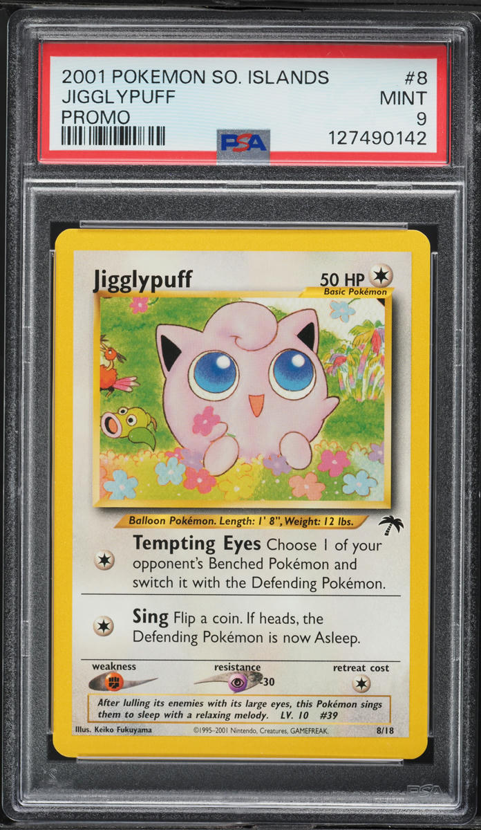 2001 Pokemon Southern Islands Promo Jigglypuff #8 PSA 9 MINT