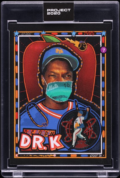 2020 Topps Project 2020 By Efdot Dwight Gooden #137