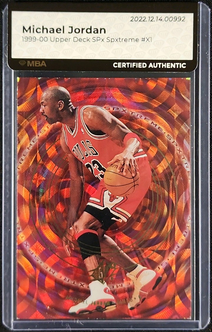 1999 SPx Spxtreme Michael Jordan #X1 MBA AUTH