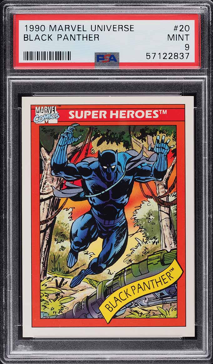 1990 Impel Marvel Universe Black Panther #20 PSA 9 MINT