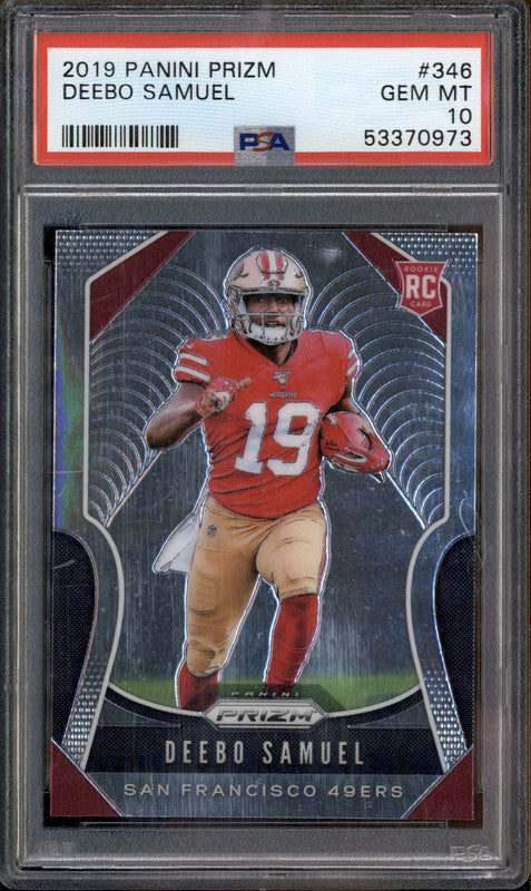 2019 Panini Prizm #346 Deebo Samuel RC Rookie PSA 10